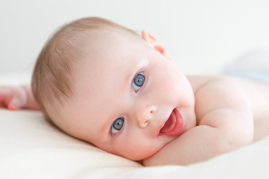 baby smiling